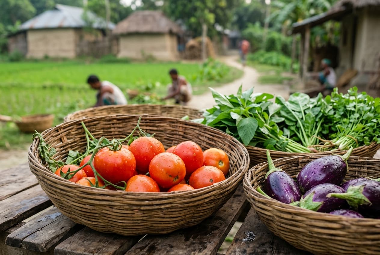 Fresh vegetables