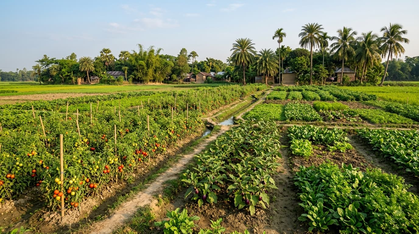 Farmland in Bangladesh